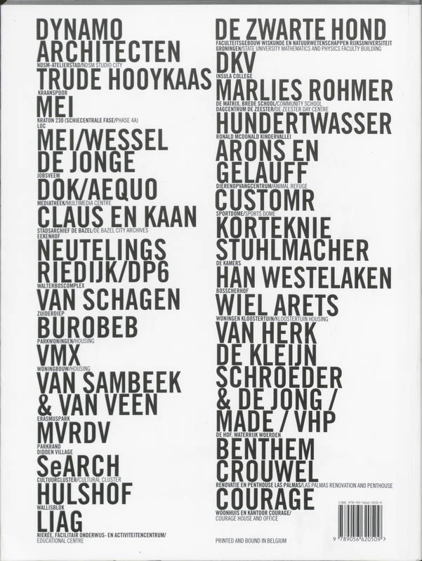 Achterkant van Jaarboek 2007/08