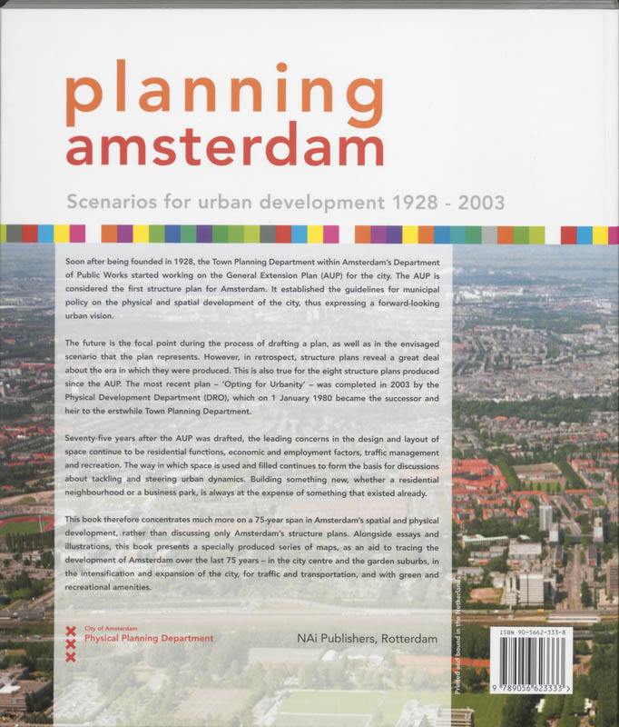 Achterkant van Planning Amsterdam 1928-2003