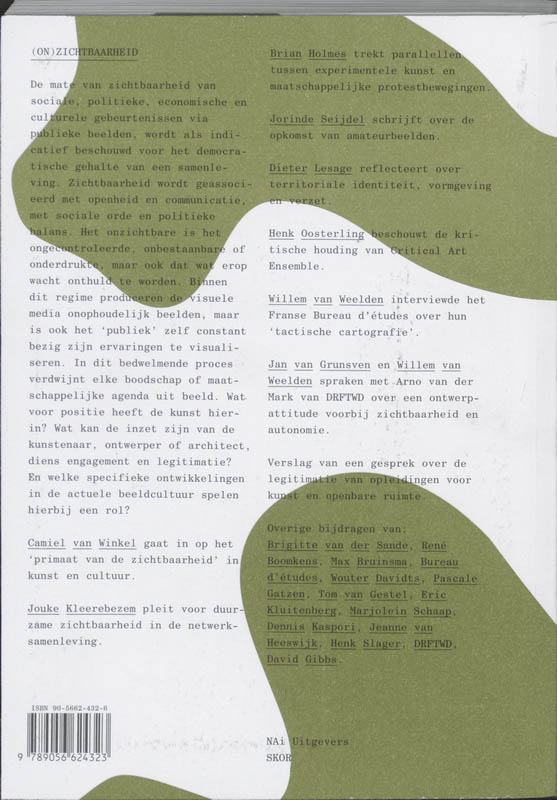 Achterkant van 8 (On)zichtbaarheid