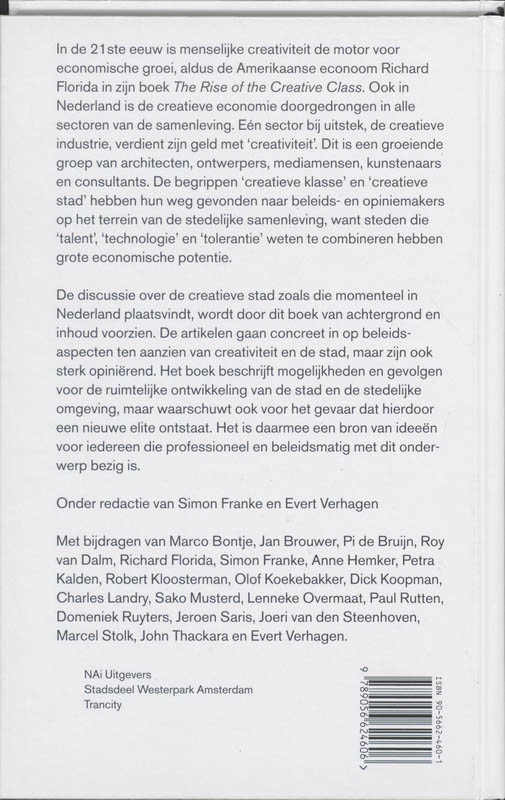 Achterkant van 5 Creativiteit en de stad