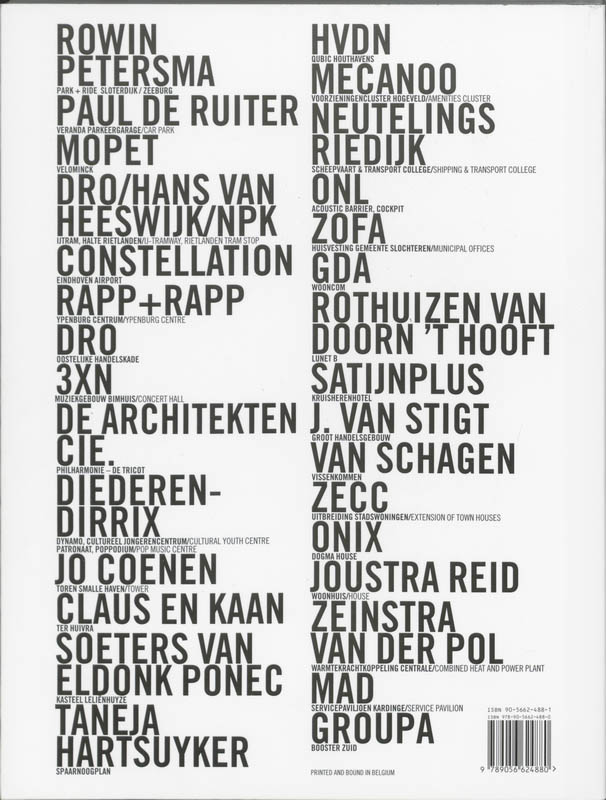Achterkant van Jaarboek 2005/06