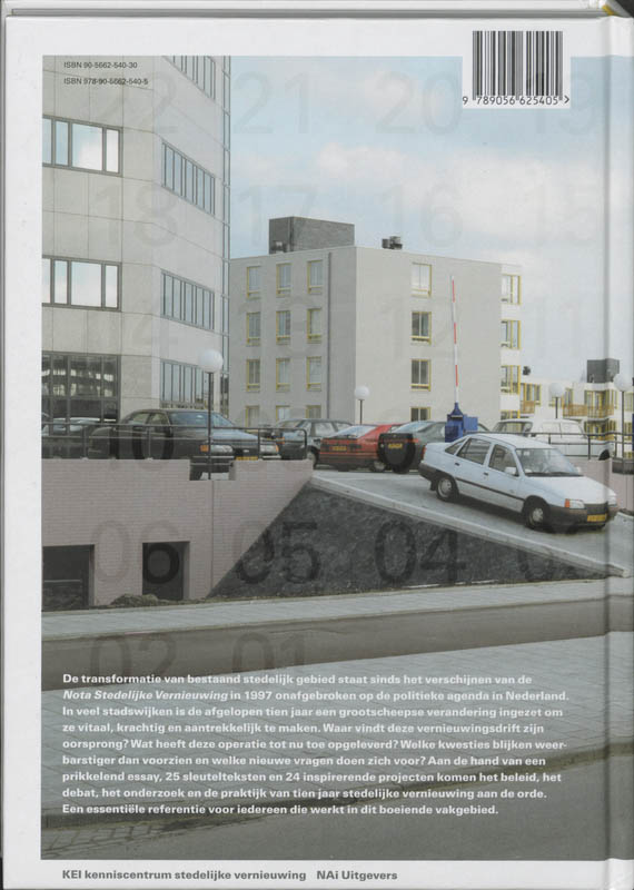 Achterkant van Tien jaar stedelijk vernieuwing