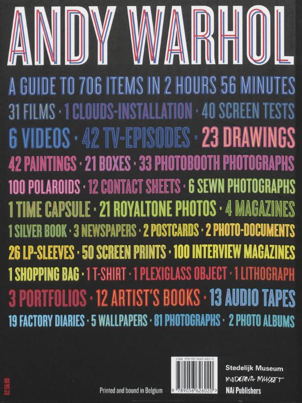 Achterkant van Andy Warhol