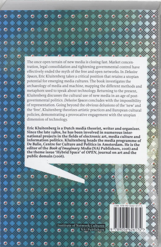 Achterkant van Delusive Spaces
