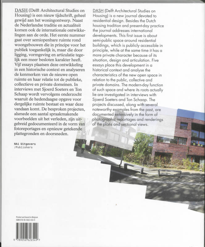 Achterkant van Nieuwe open ruimte in het woonensemble / New Open Space in Housing Ensembles