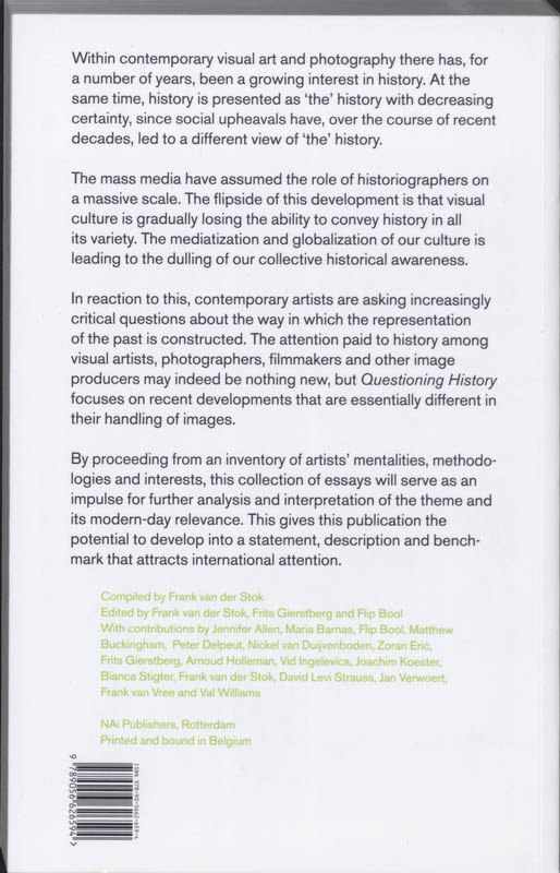 Achterkant van 7 Questioning History
