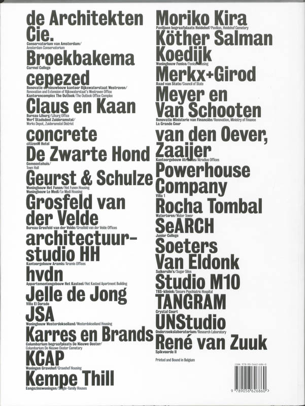 Achterkant van Jaarboek 2008/09