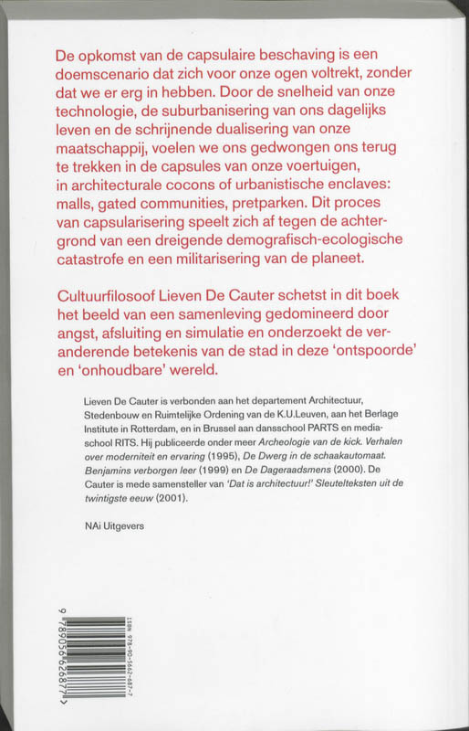 Achterkant van 3 De capsulaire beschaving