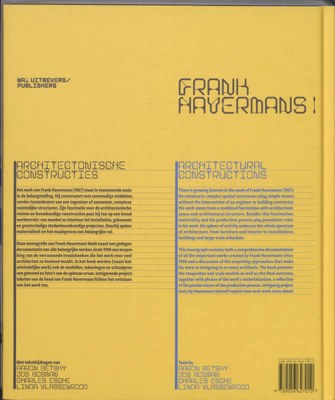 Achterkant van Frank Havermans