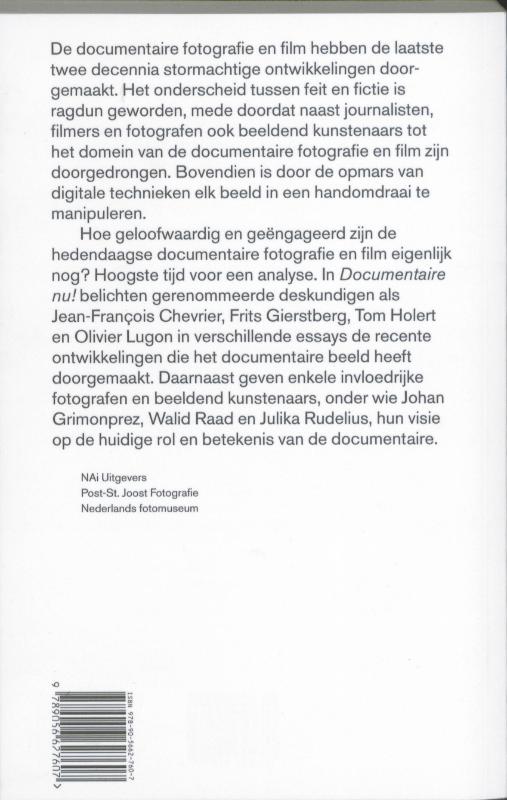 Achterkant van Documentaire nu!
