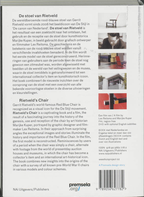 Achterkant van De stoel van Rietveld / Rietveld's Chair