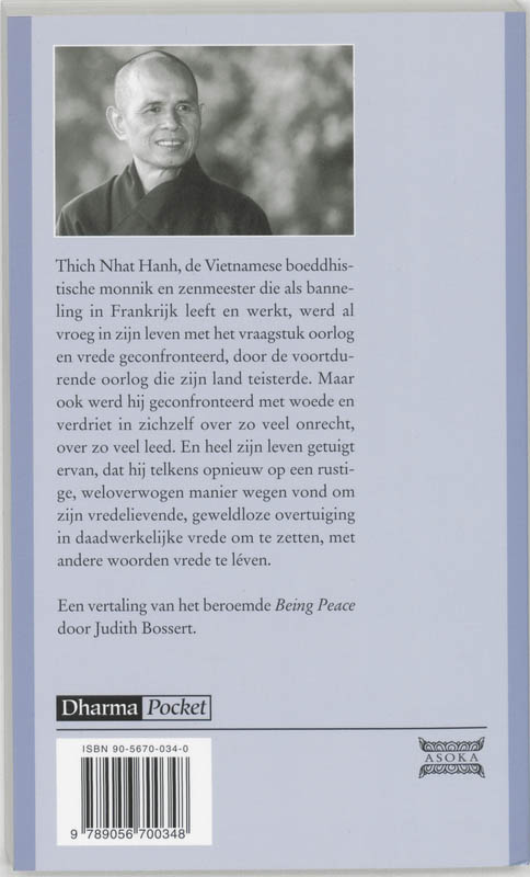Achterkant van Vredelevend