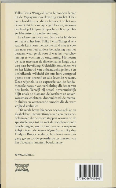 Achterkant van Diamanten van wijsheid