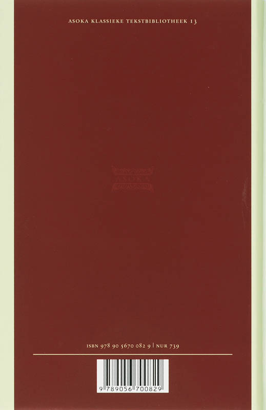 Achterkant van Compendium van de Abhidhamma