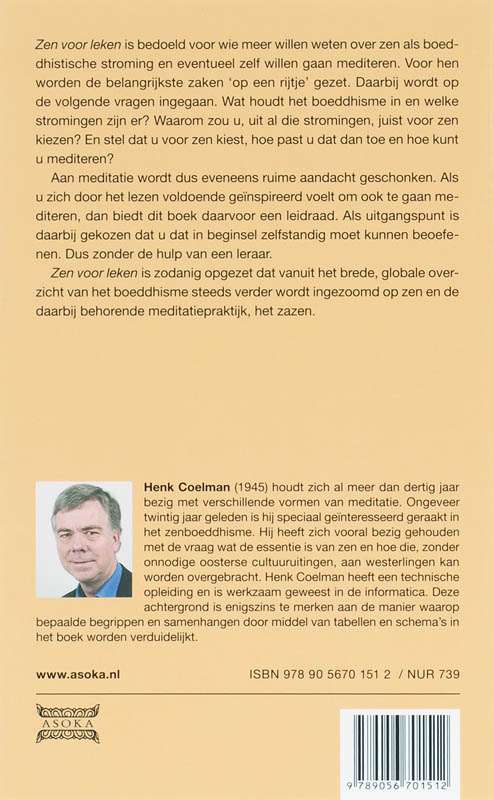Achterkant van Zen voor leken