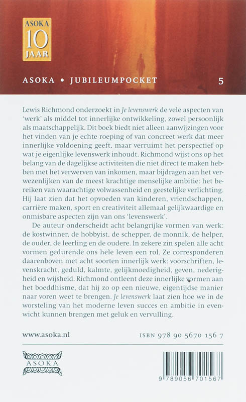 Achterkant van Je levenswerk