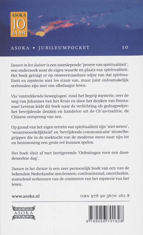 Achterkant van Dansen in het duister