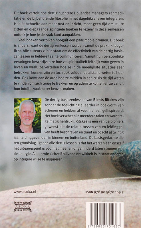 Achterkant van Zenmanagement in de praktijk