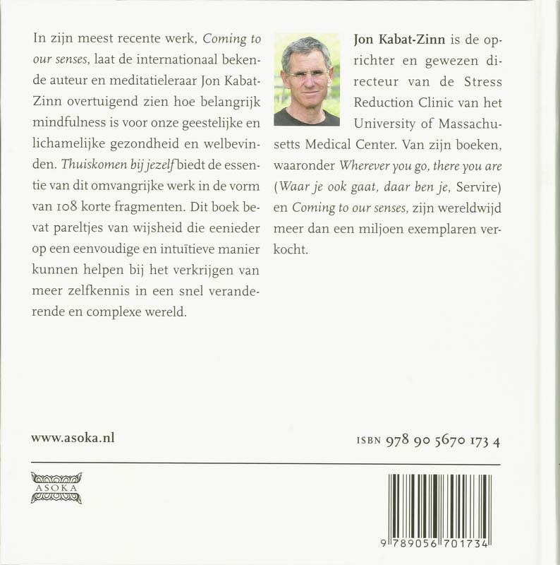 Achterkant van Thuiskomen bij jezelf
