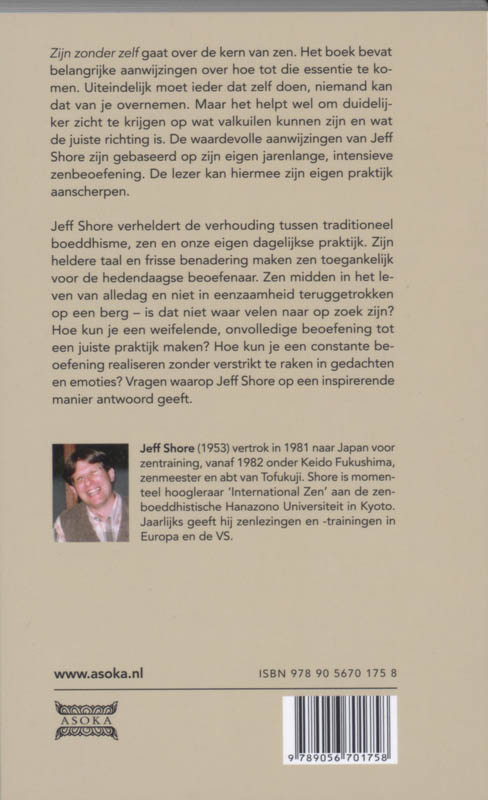 Achterkant van Zijn zonder zelf