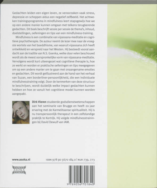 Achterkant van Mindfulness