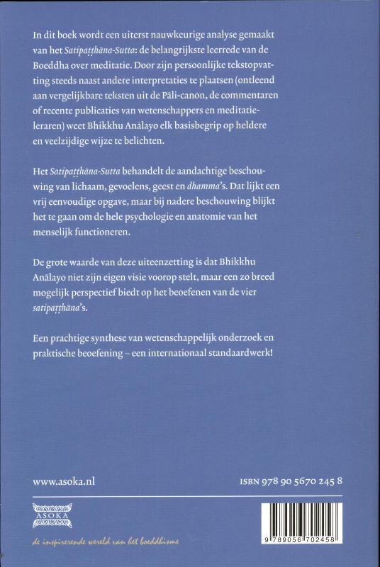 Achterkant van Satipatthana