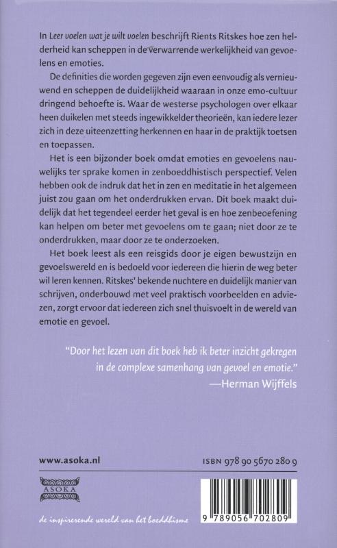 Achterkant van Leer voelen wat je wilt voelen