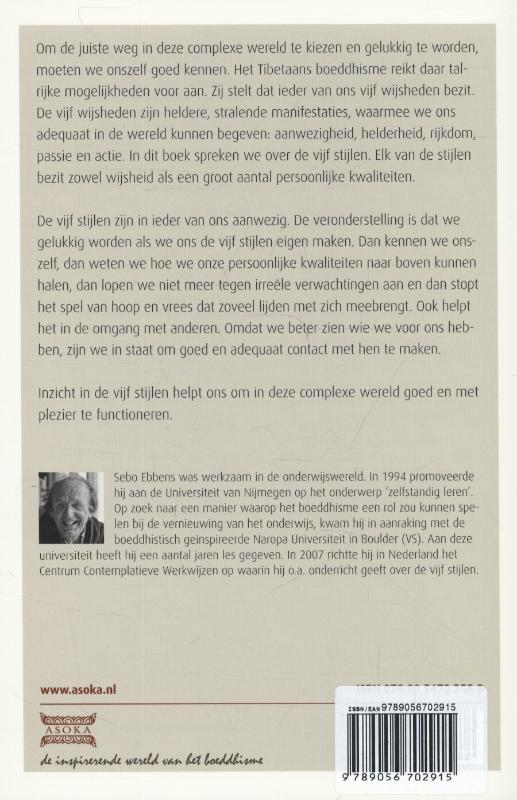 Achterkant van Stralend in de wereld