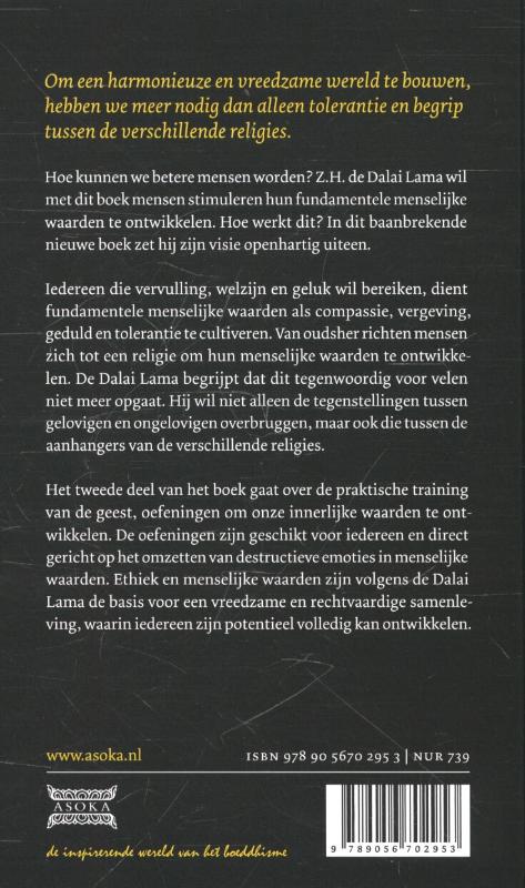 Achterkant van Vrij van religie