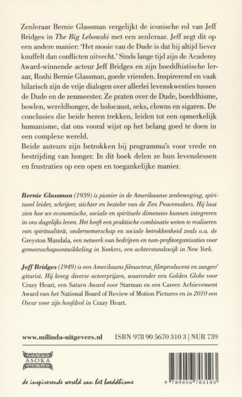 Achterkant van De dude en de zenmeester