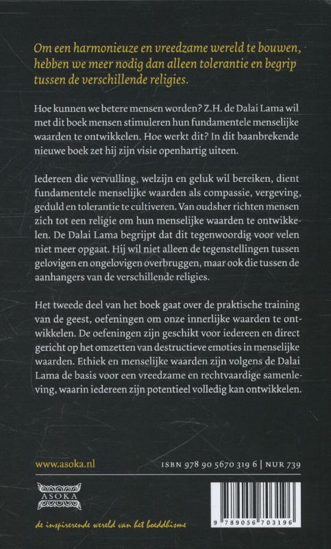 Achterkant van Vrij van religie