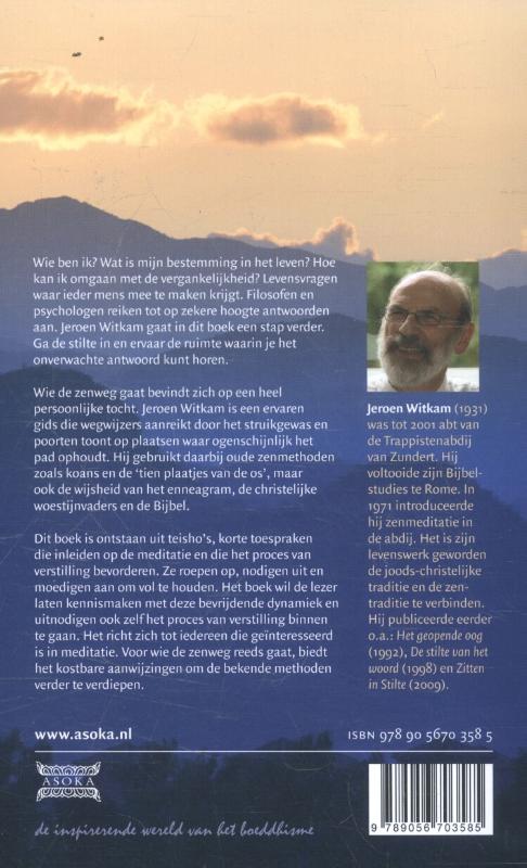 Achterkant van Ga de stilte in en word vrij