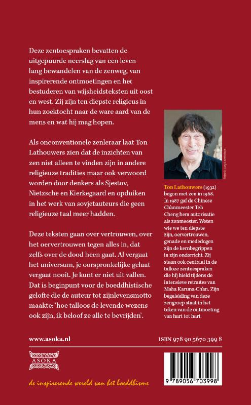 Achterkant van Je kunt er niet uit vallen