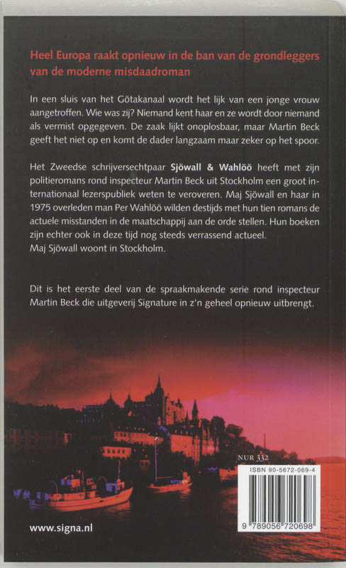 Achterkant van De vrouw in het Götakanaal