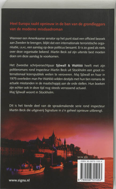 Achterkant van De terroristen