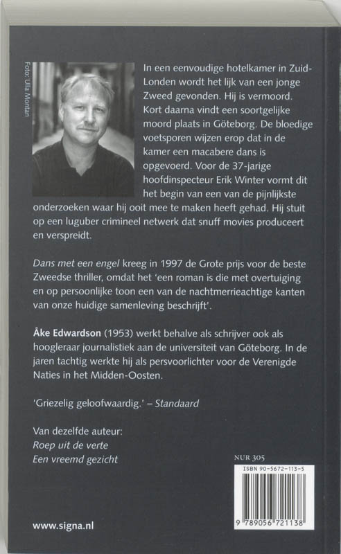 Achterkant van Dans met een engel