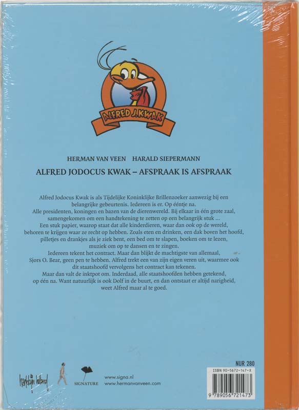 Achterkant van Afspraak is afspraak