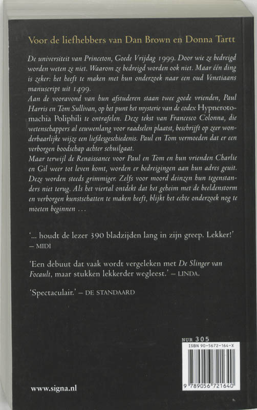Achterkant van Een Venetiaans geheim