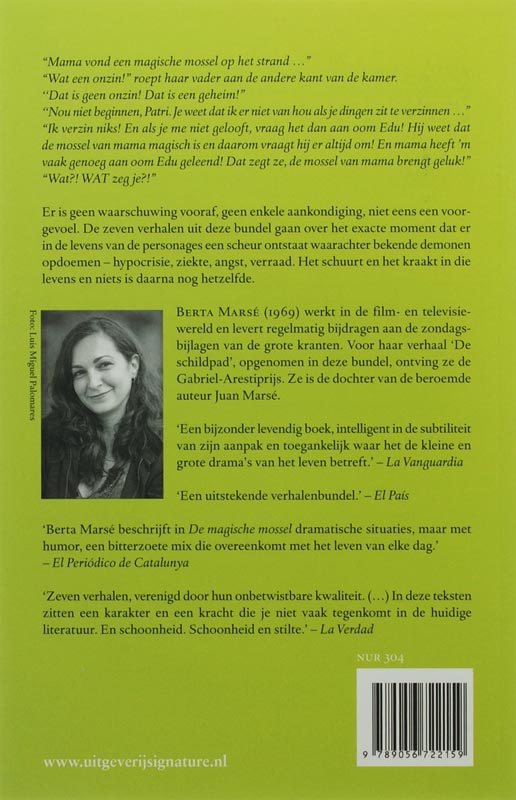 Achterkant van De magische mossel
