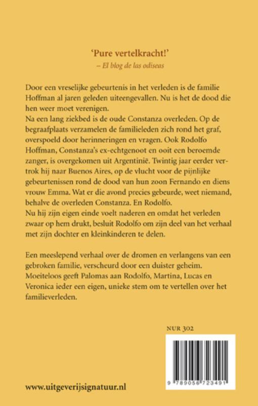 Achterkant van Het geheim van de Hoffmans