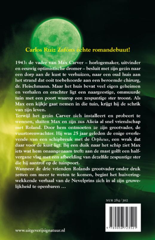 Achterkant van De nevelprins