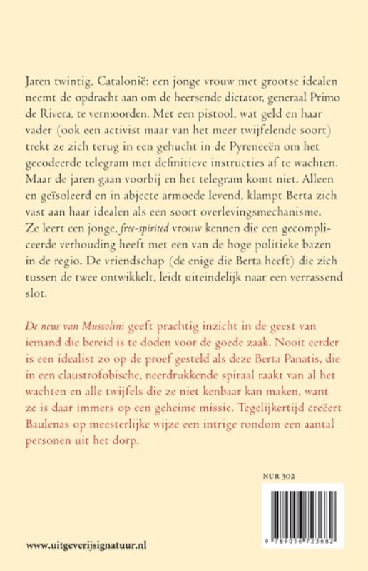 Achterkant van De neus van Mussolini