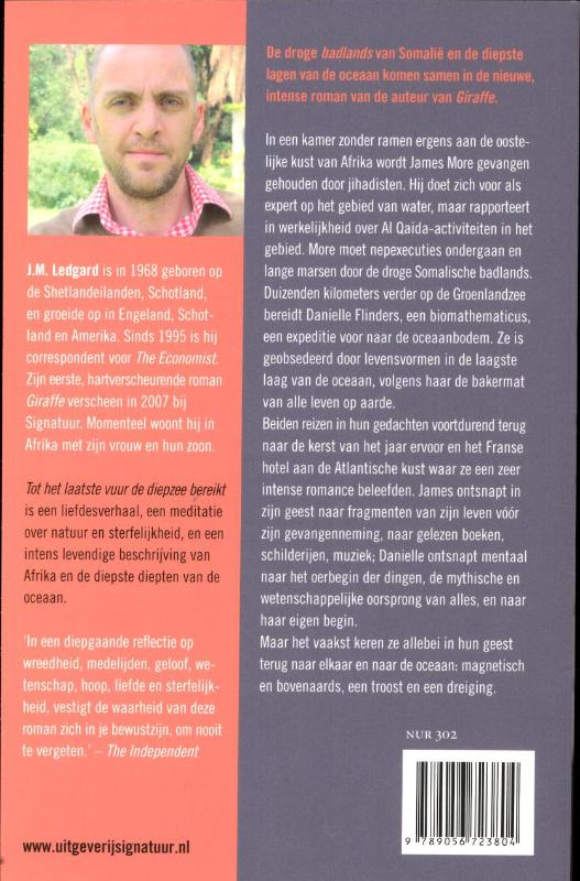 Achterkant van Tot het laatste vuur de diepzee bereikt