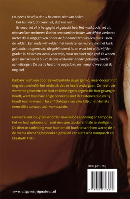 Achterkant van Giftige woorden