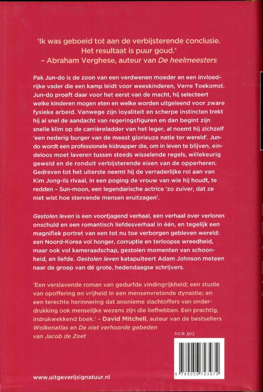 Achterkant van Gestolen leven