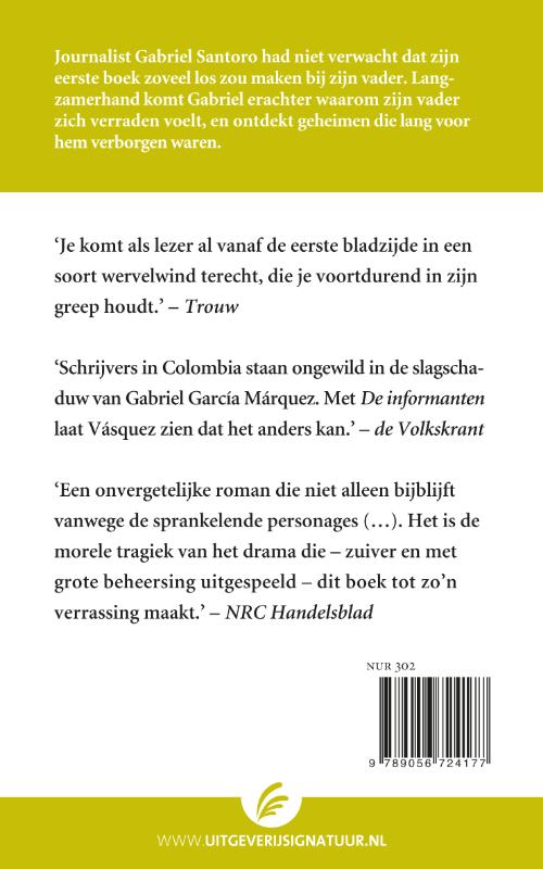 Achterkant van De informanten