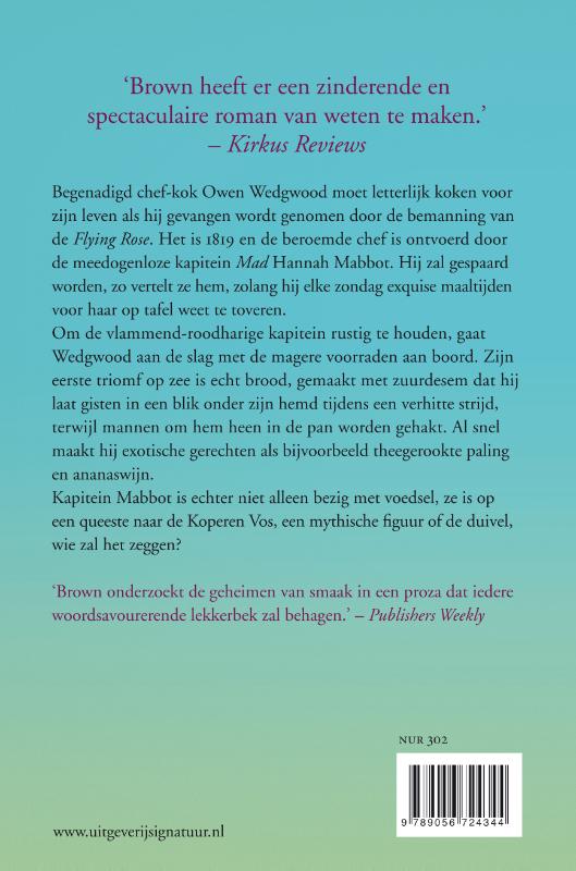 Achterkant van Buskruit en kaneel