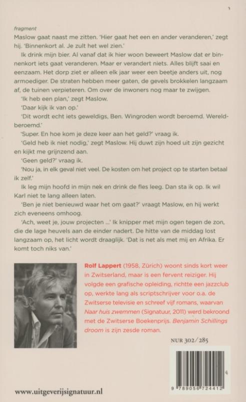 Achterkant van Benjamin Schillings droom