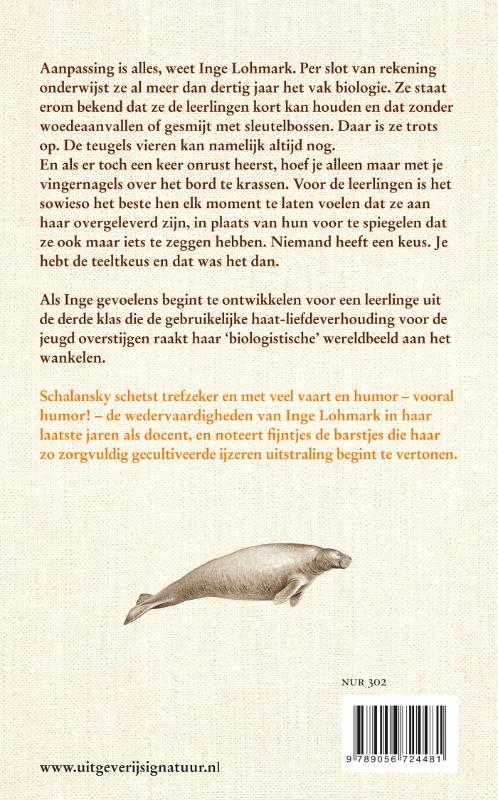 Achterkant van De lessen van mevrouw Lohmark