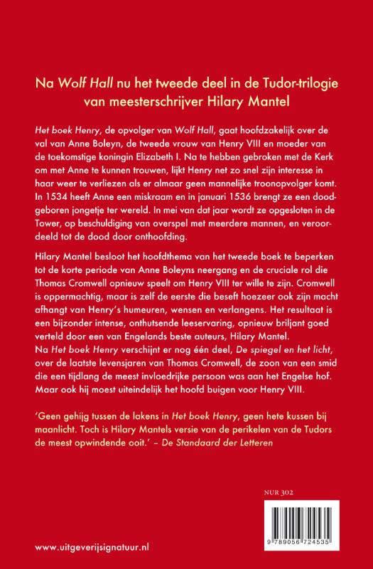 Achterkant van Het boek Henry